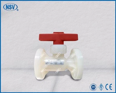 PVDF сферичен кран